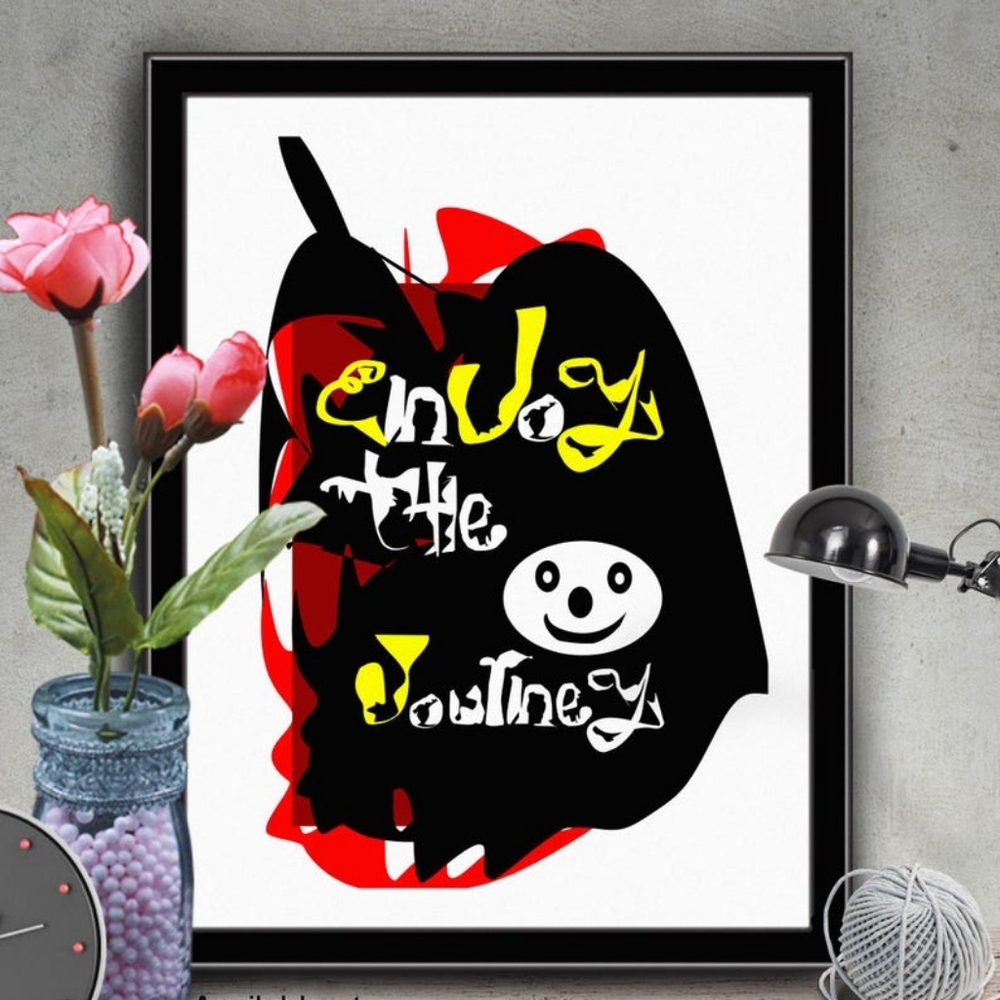 Eclectic Wall Art - 8"x10" Art Print -  Unframed - Wall Decor for Home Decor
